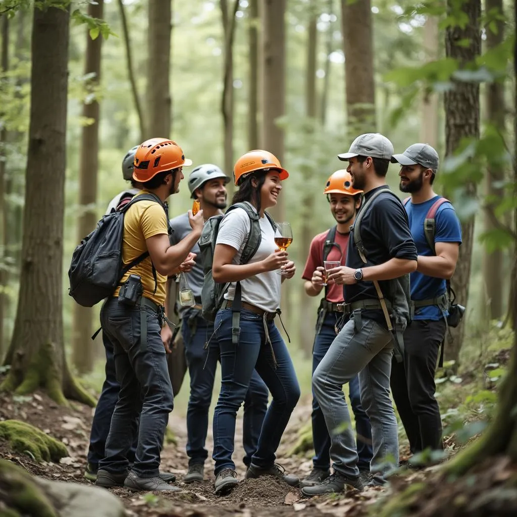 Team building retreat